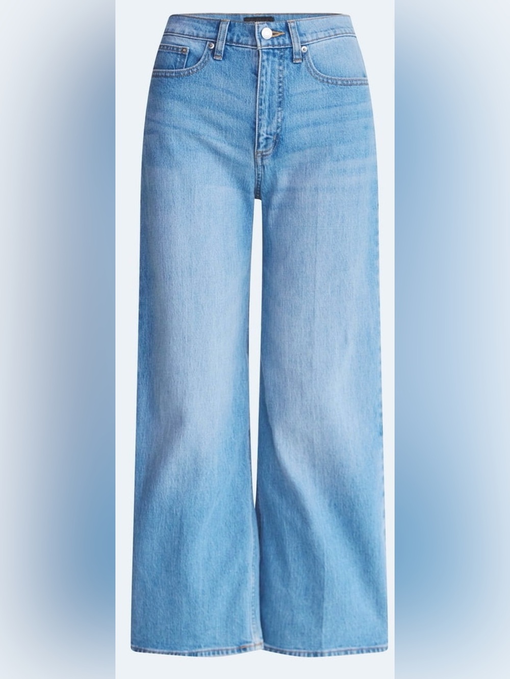 NWT Free Assembly Women's High Rise Cropped Wide Leg Jeans Size 6 Inseam 27